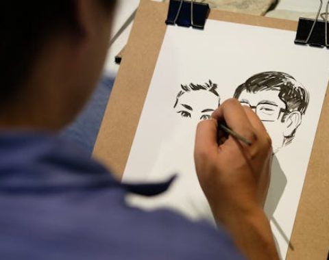 caricature artist for birthday party in delhi